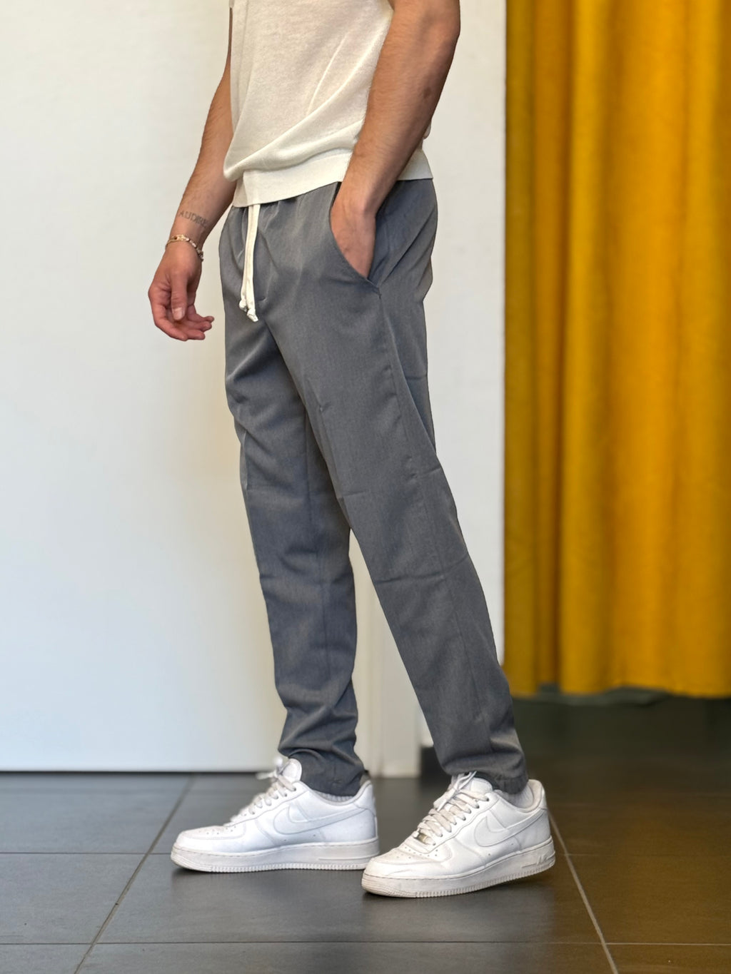 PANTALACCIO Slim Fit GRIGIO