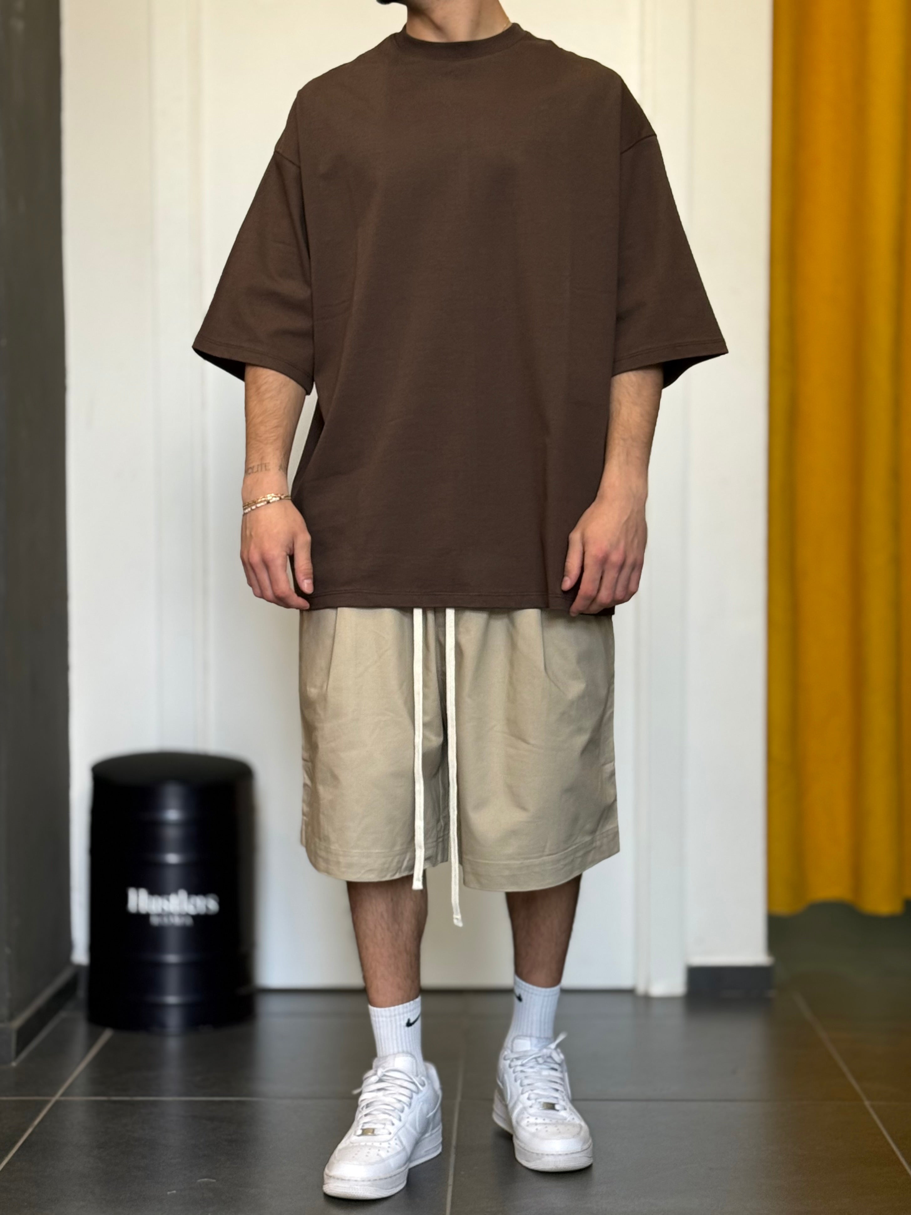 BERMUDA -PREMIUM- Oversize BEIGE