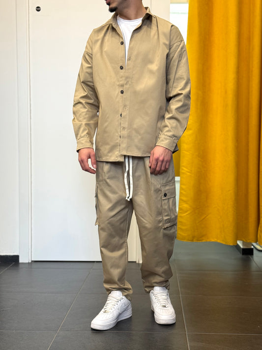 COMPLETO Camicia/Pantalone CAMEL