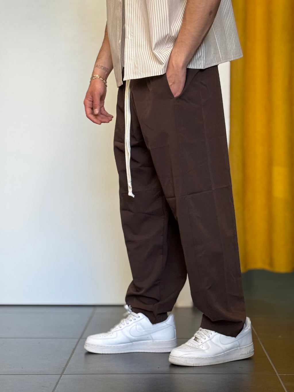 PANTALACCIO Over MARRONE
