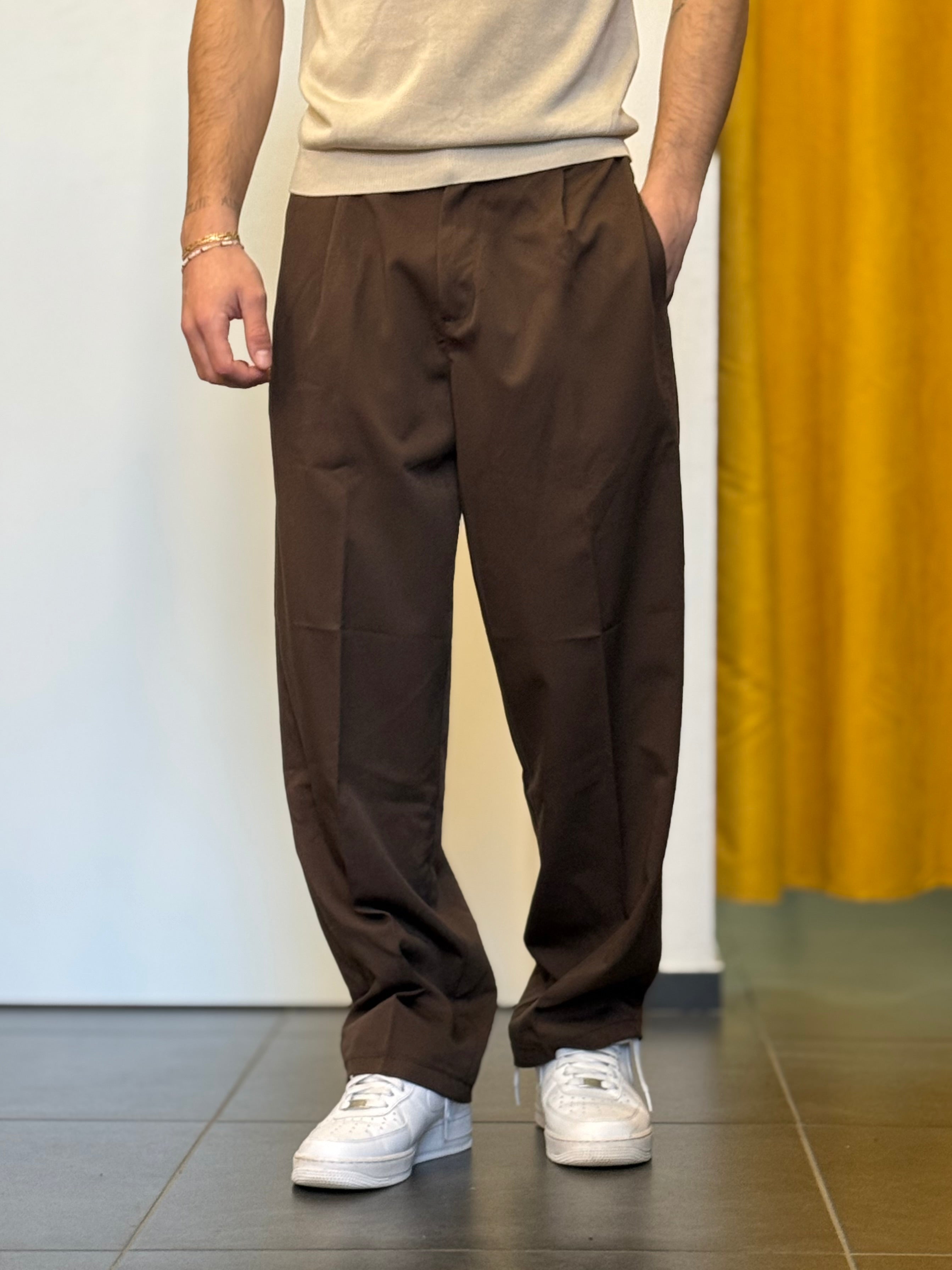 PANTALONE Over MARRONE