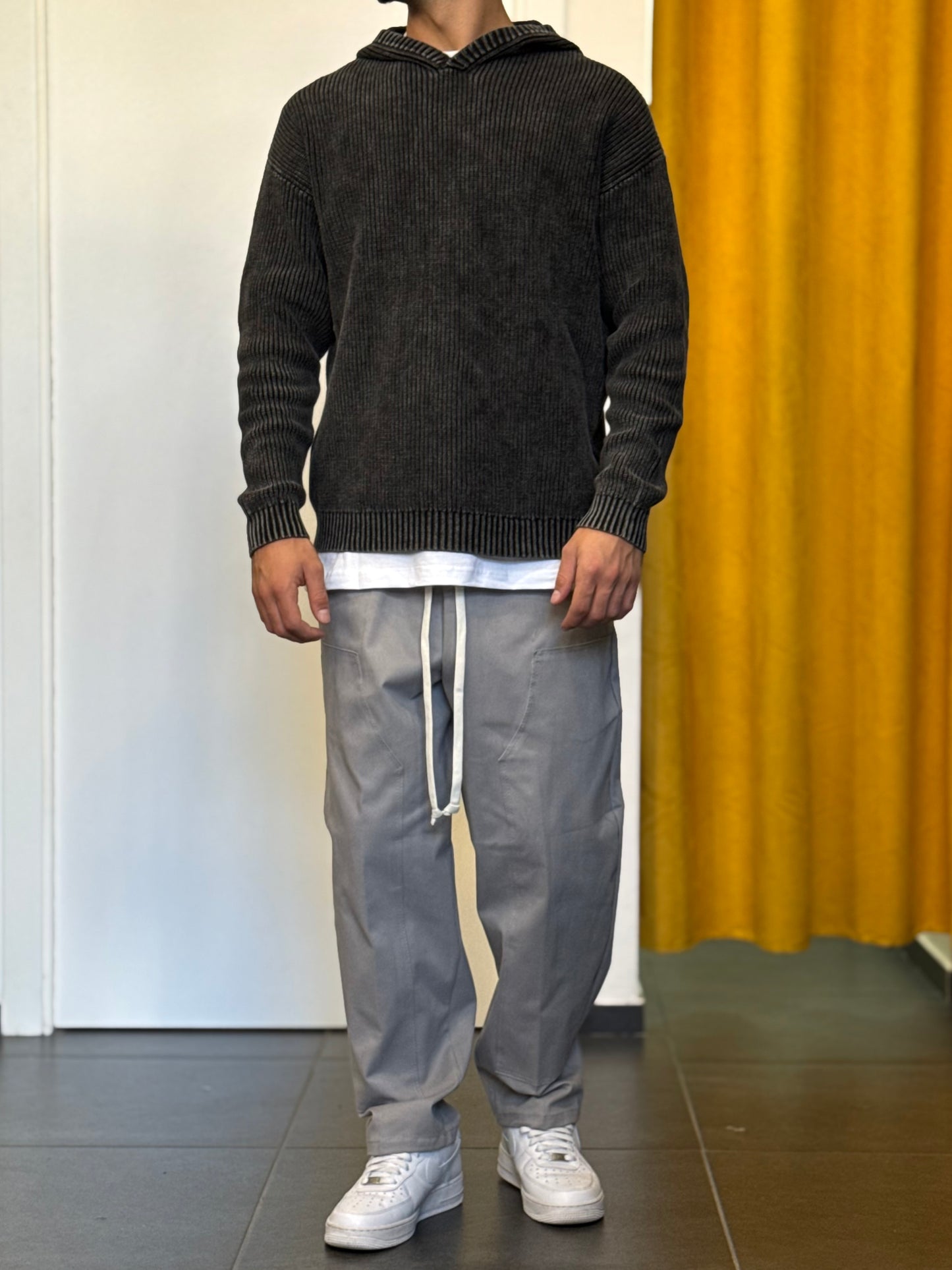 FELPA In Maglia GRIGIO SCURO