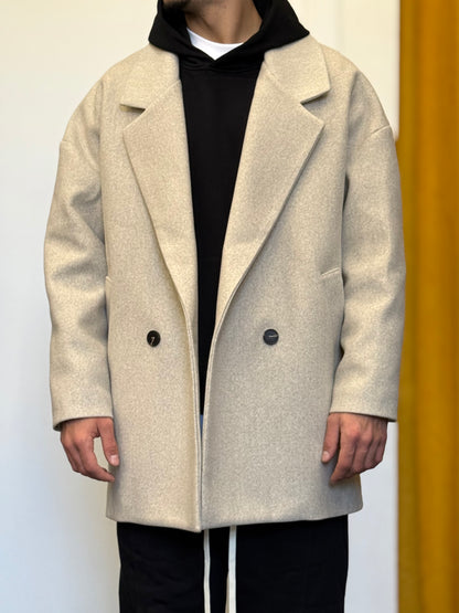 CAPPOTTO Doppio Petto Oversize BEIGE