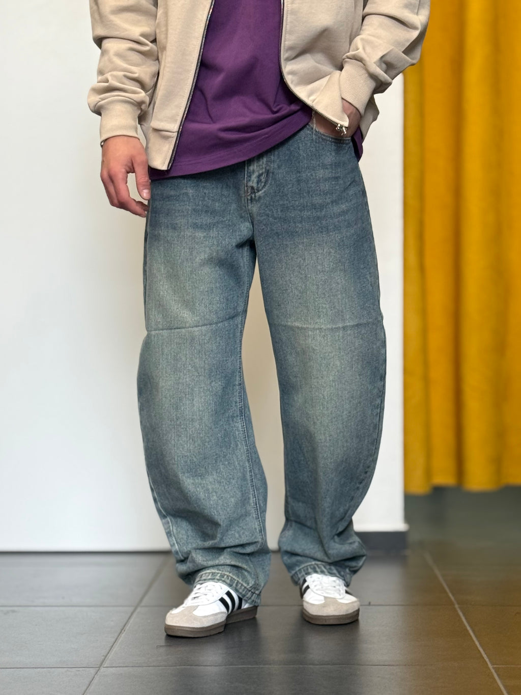 DENIM Balloon BLU CHIARO