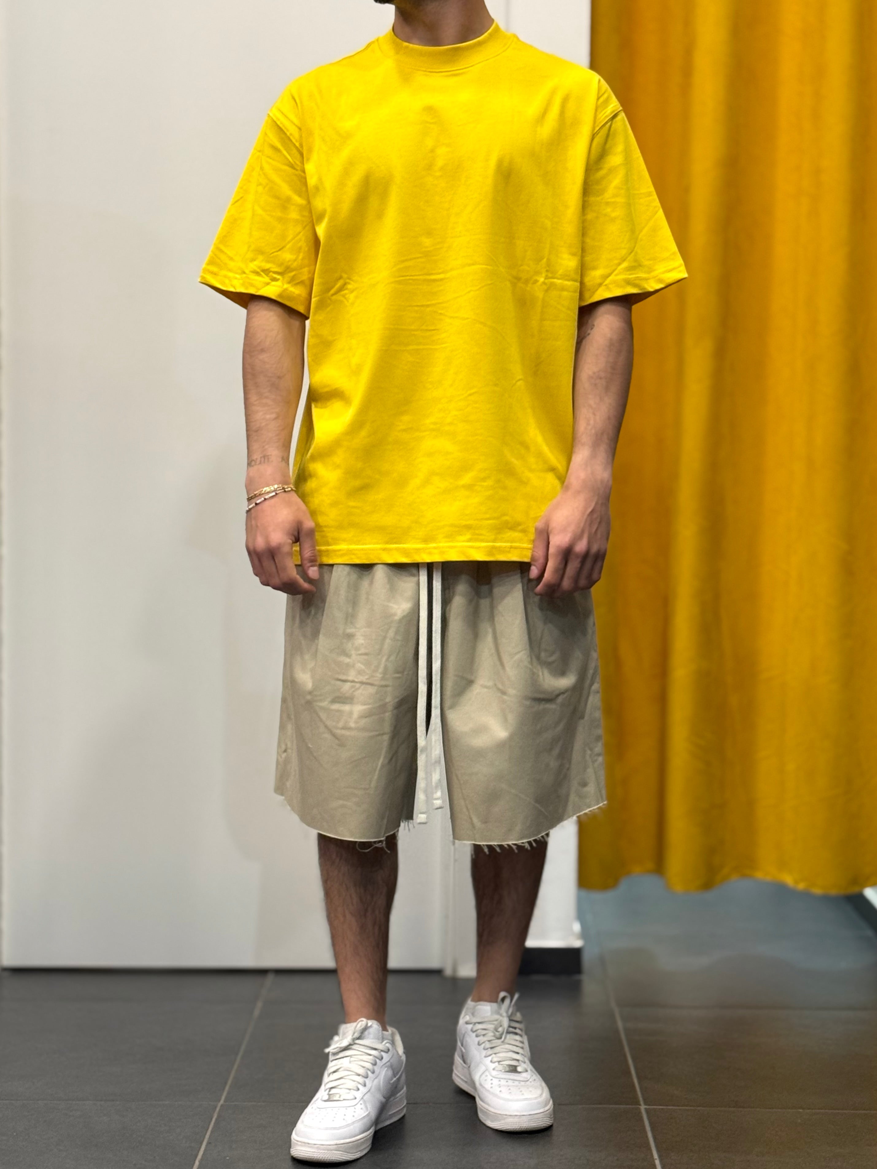 BERMUDA Cotone Taglio Vivo BEIGE