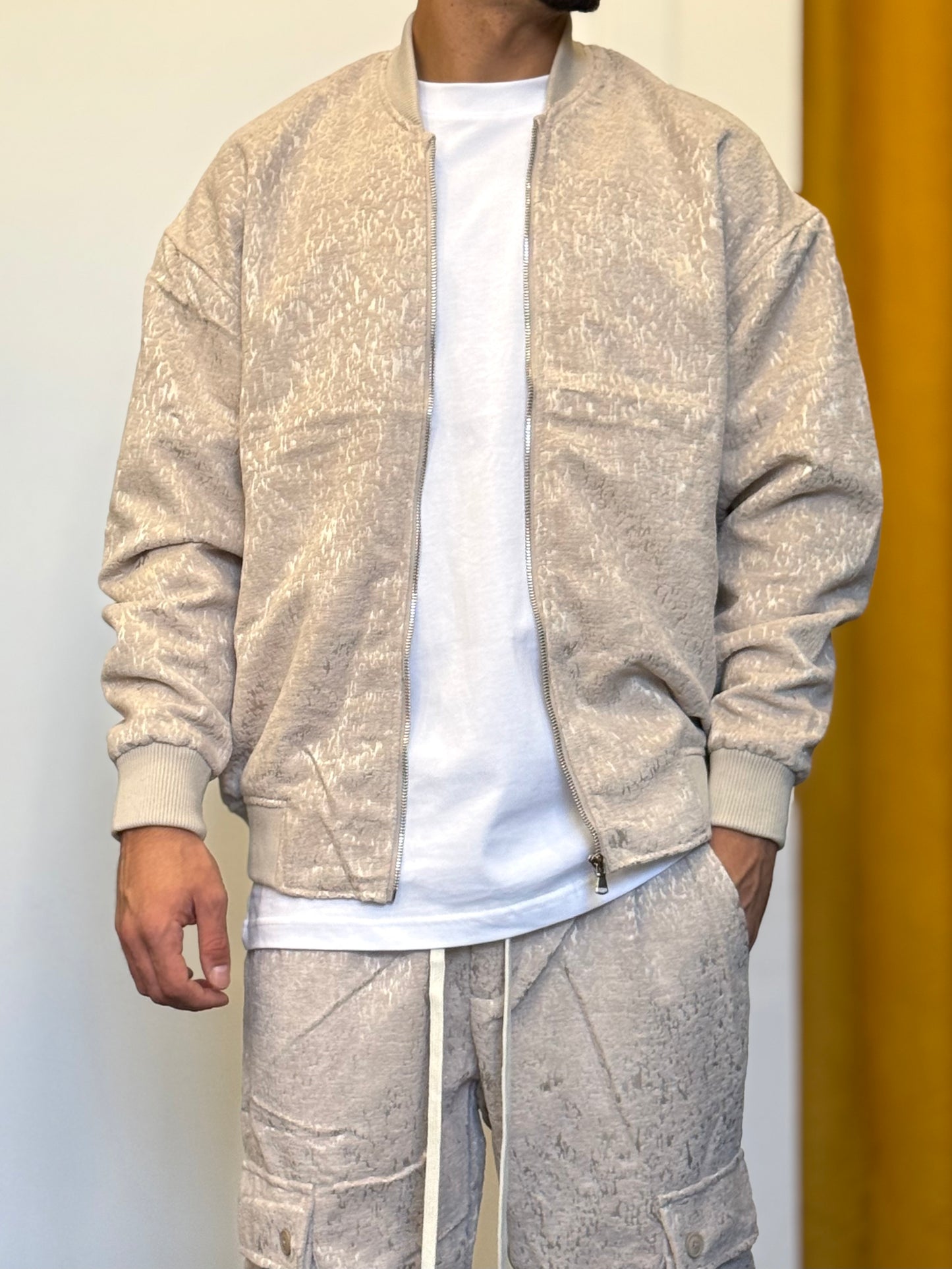 GIACCA Bomber BEIGE CHIARO