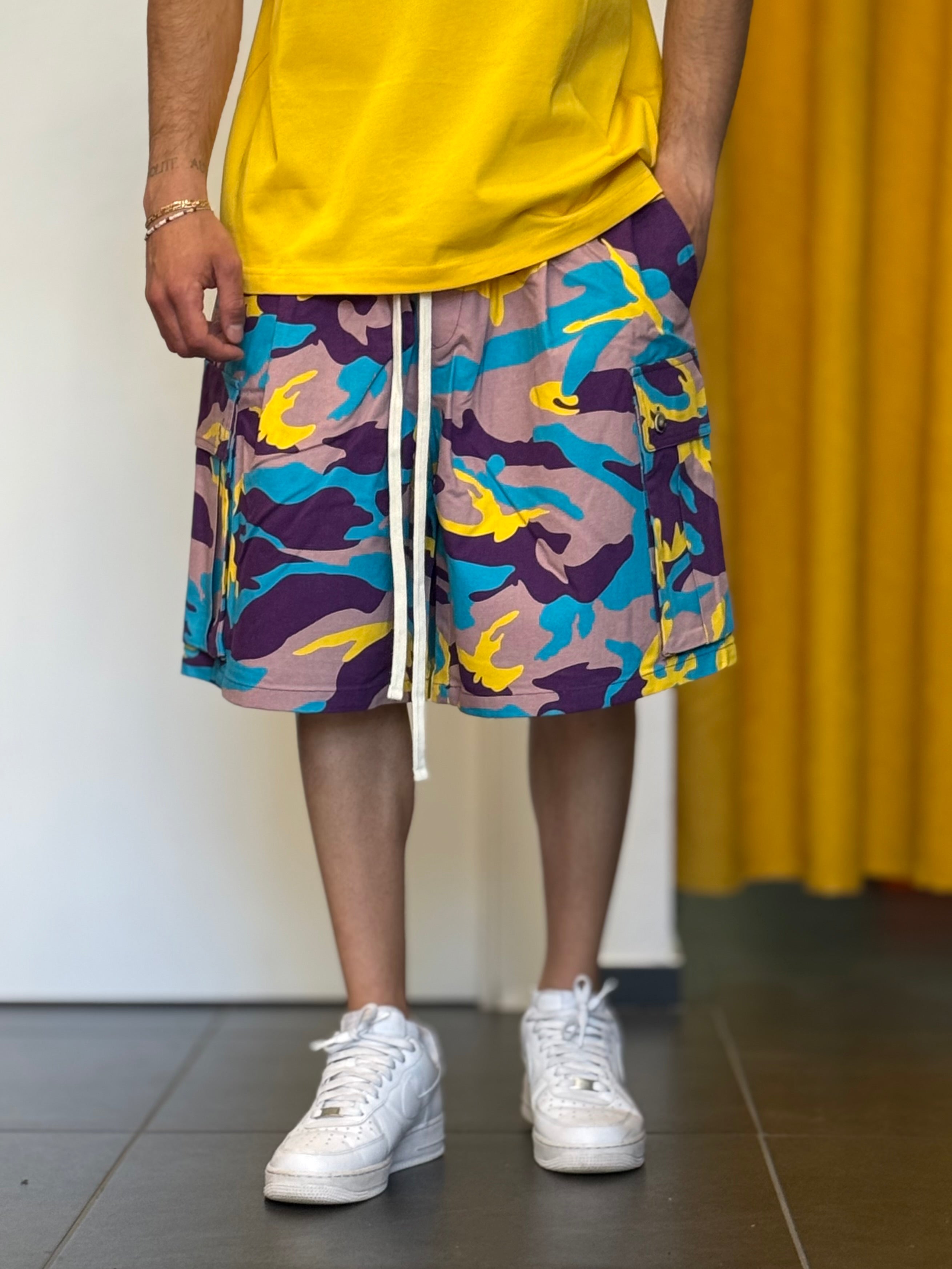 BERMUDA CARGO Camo VIOLA