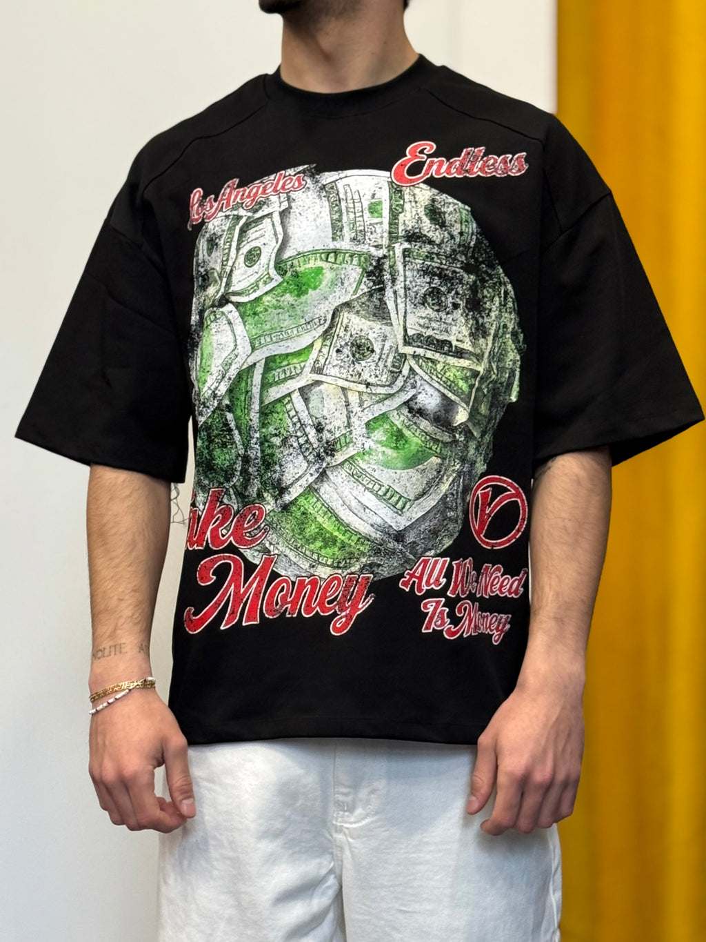 T-SHIRT Money NERO