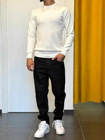 MAGLIONE In Filo BIANCO