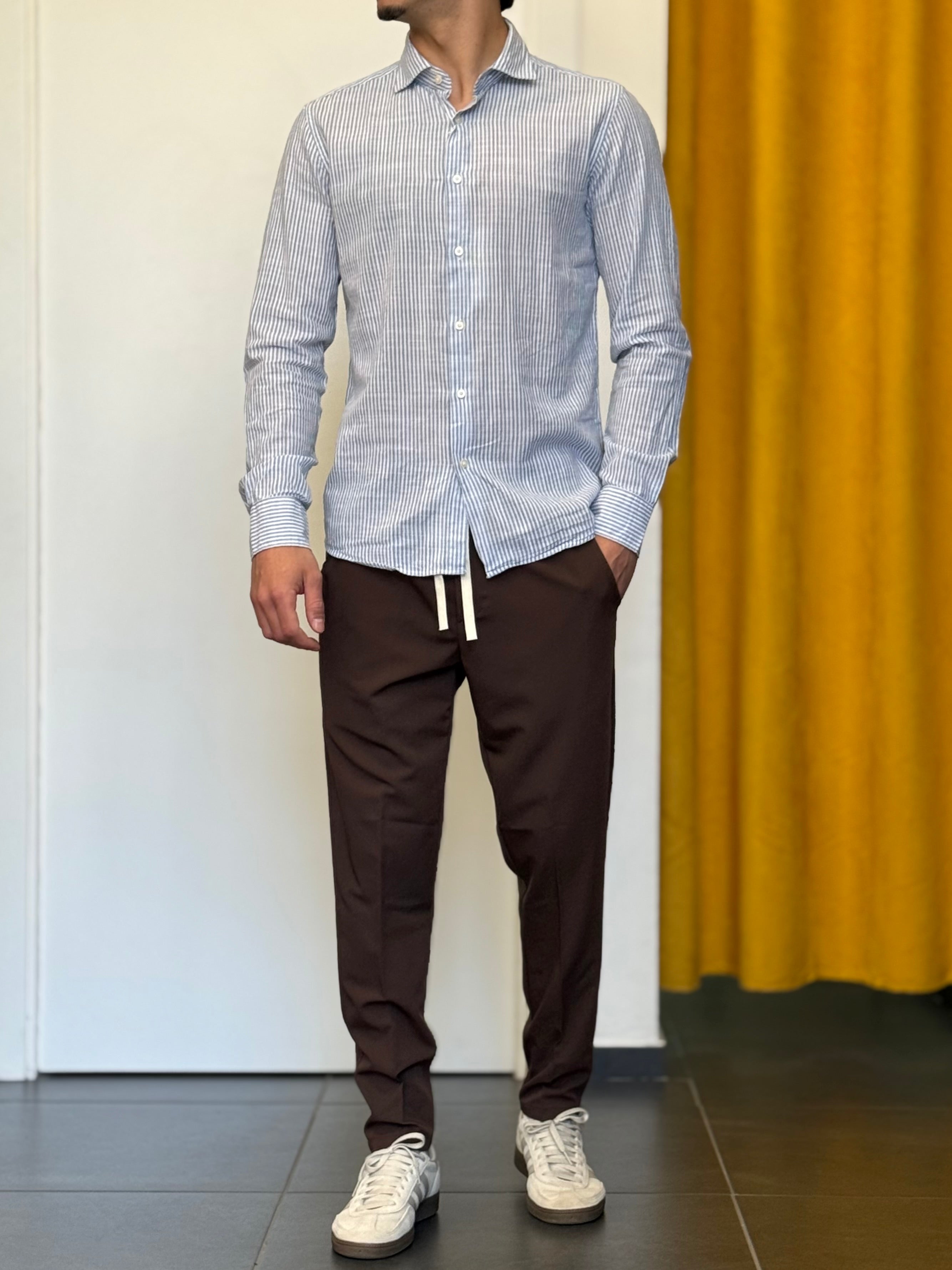 PANTALACCIO Slim Fit MARRONE