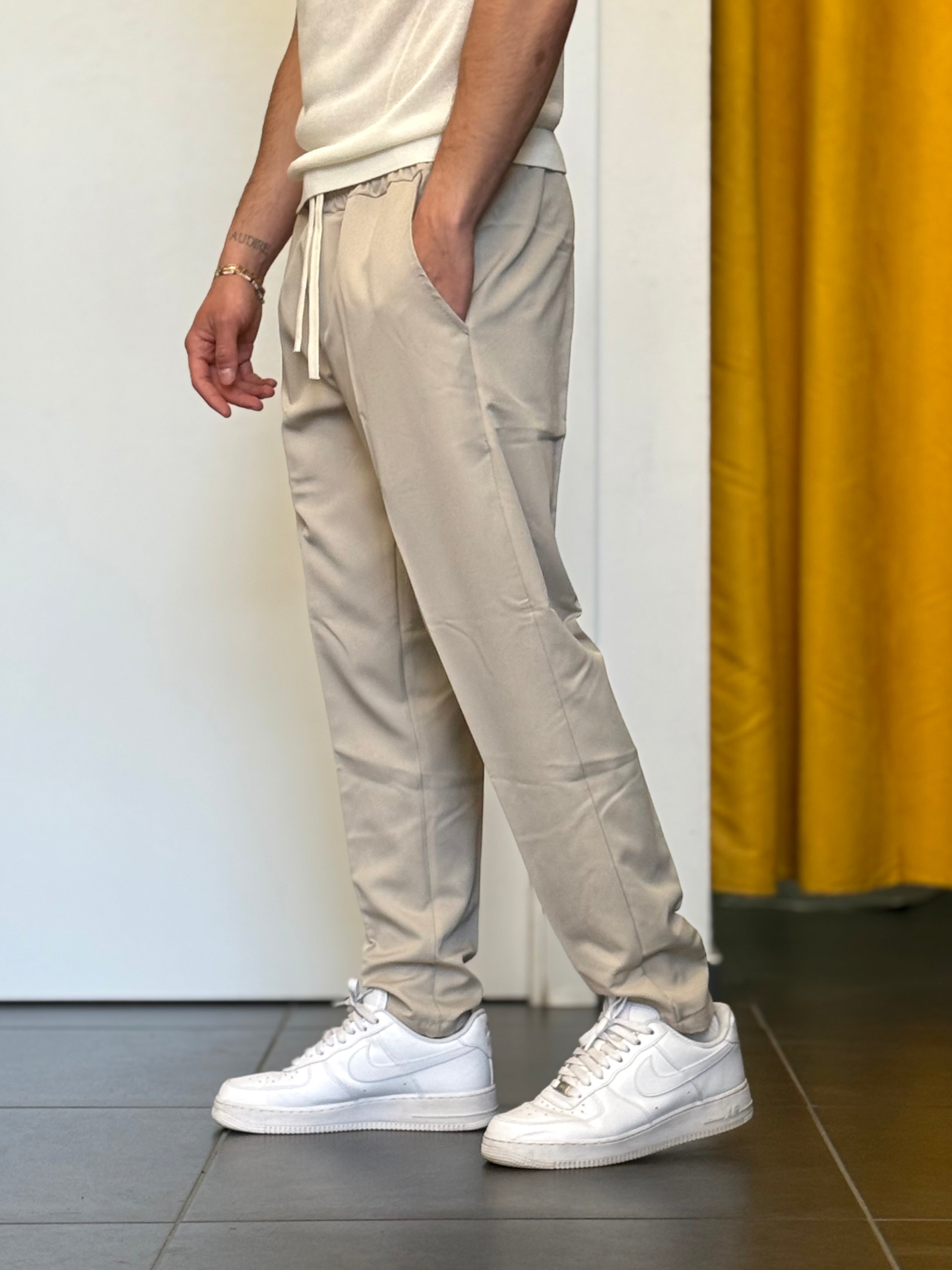 PANTALACCIO Slim Fit BEIGE