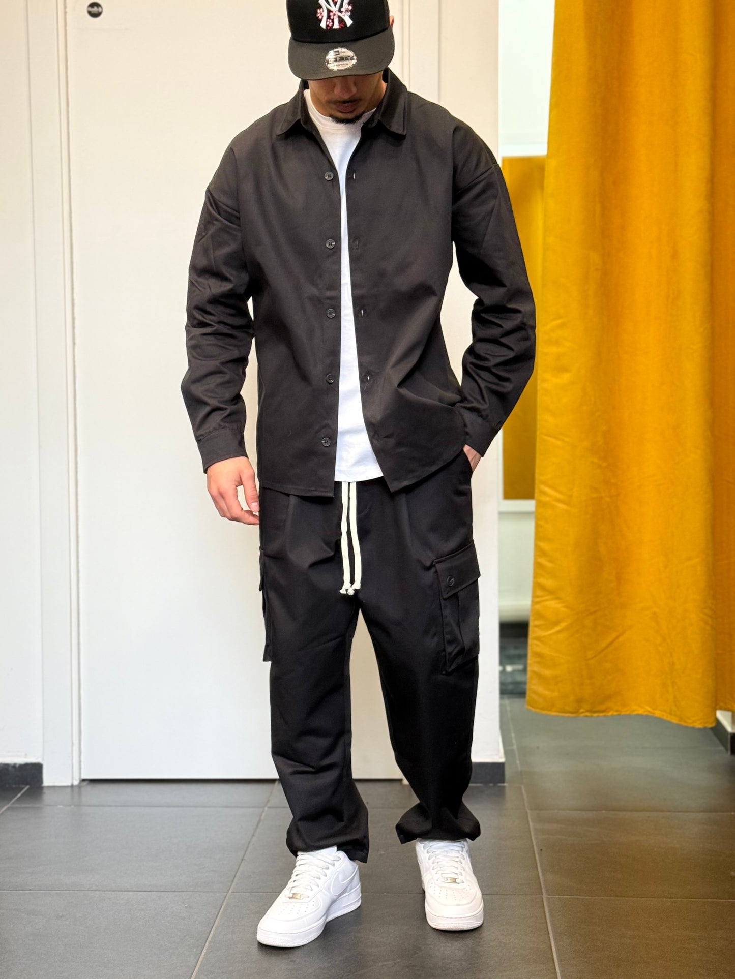 COMPLETO Camicia/Pantalone NERO