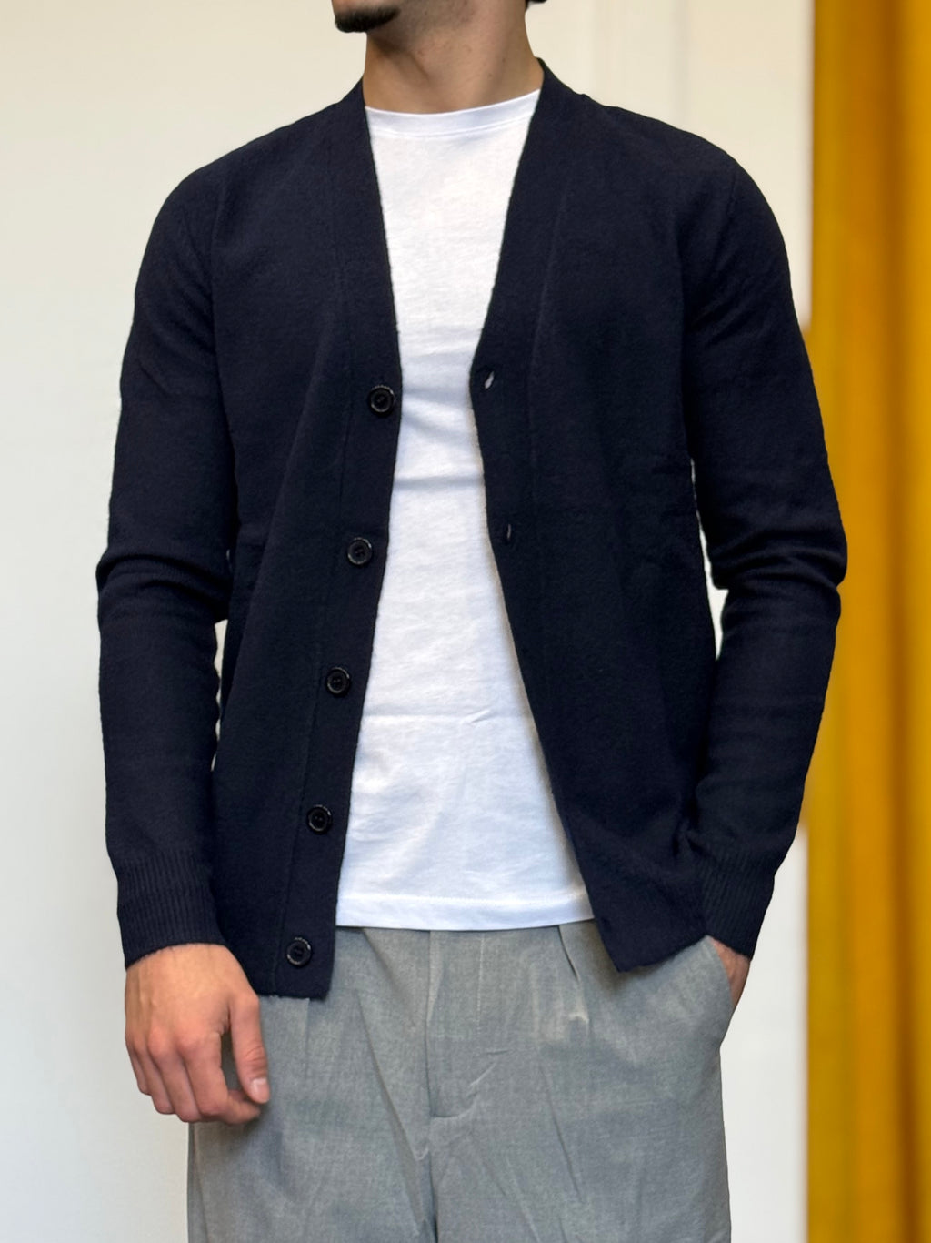 CARDIGAN Slim Fit BLU