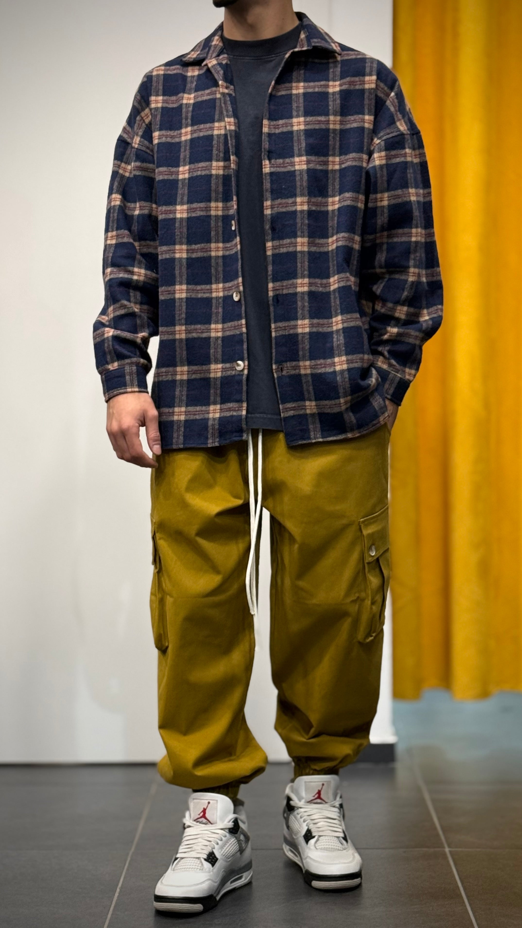 CAMICIA A Quadri BLU