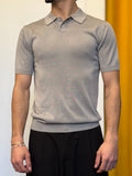 POLO 2 Bottoni Slim Fit GRIGIO