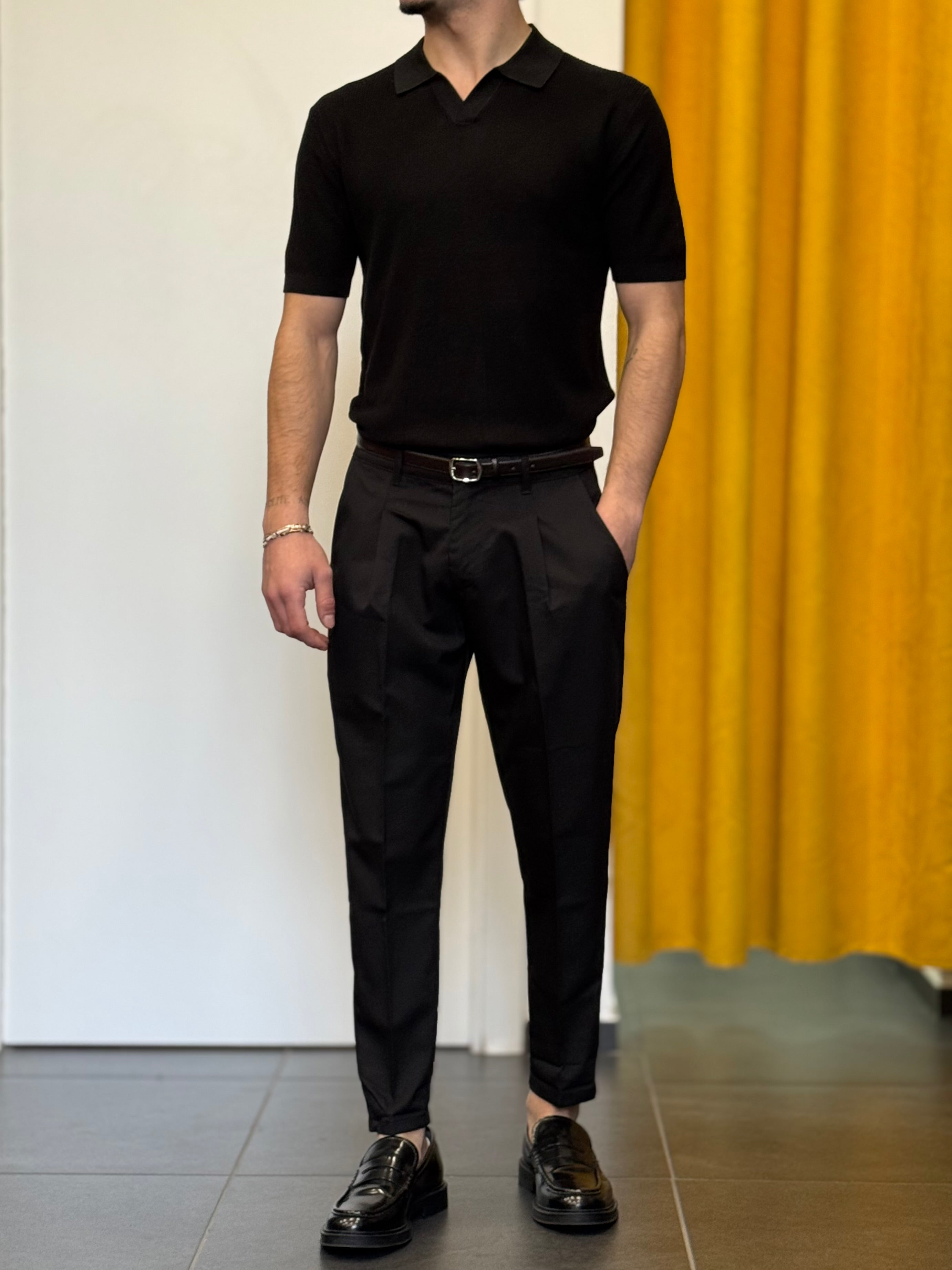 POLO Slim Fit NERO