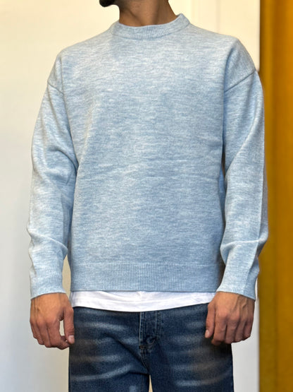 MAGLIONE Girocollo CELESTE
