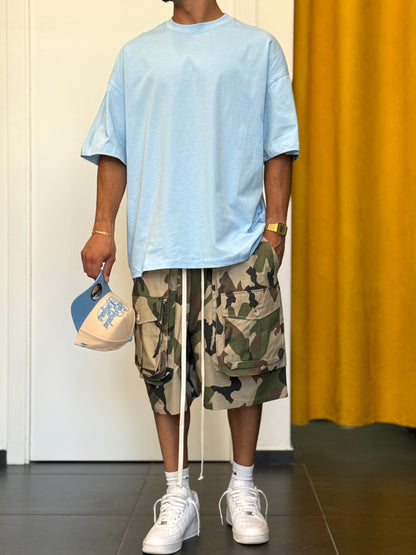 T-SHIRT OVERSIZE Celeste