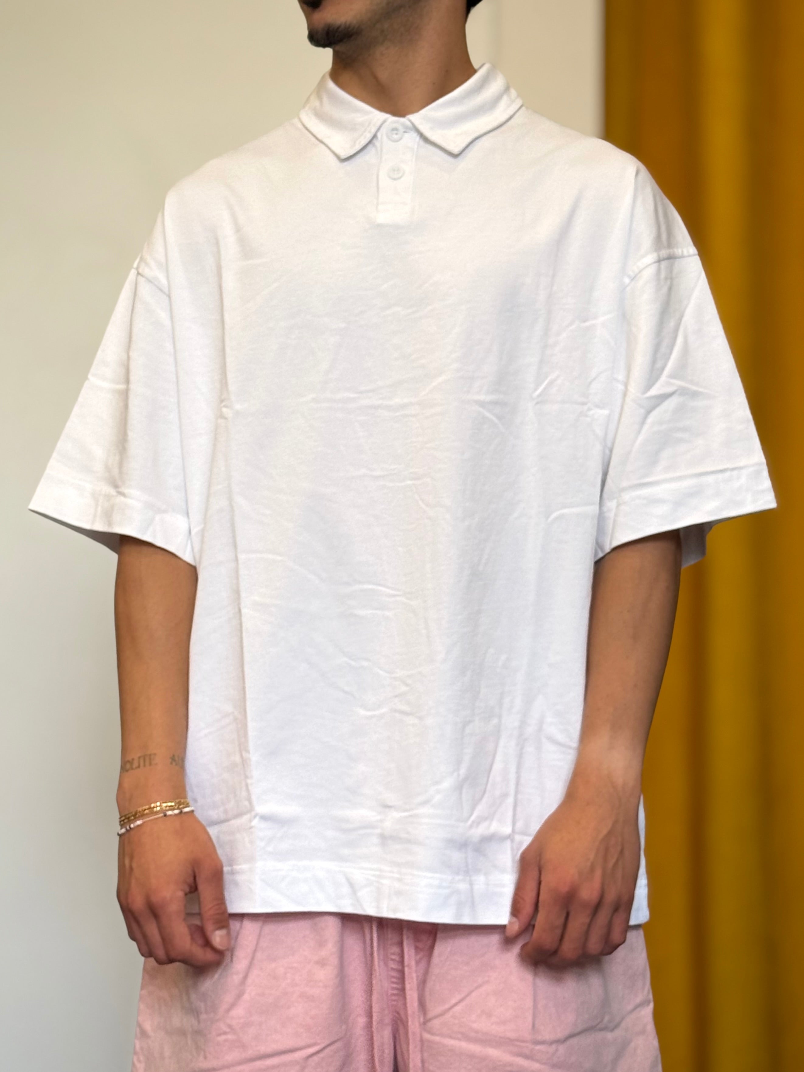 POLO Over Stone Washed BIANCO