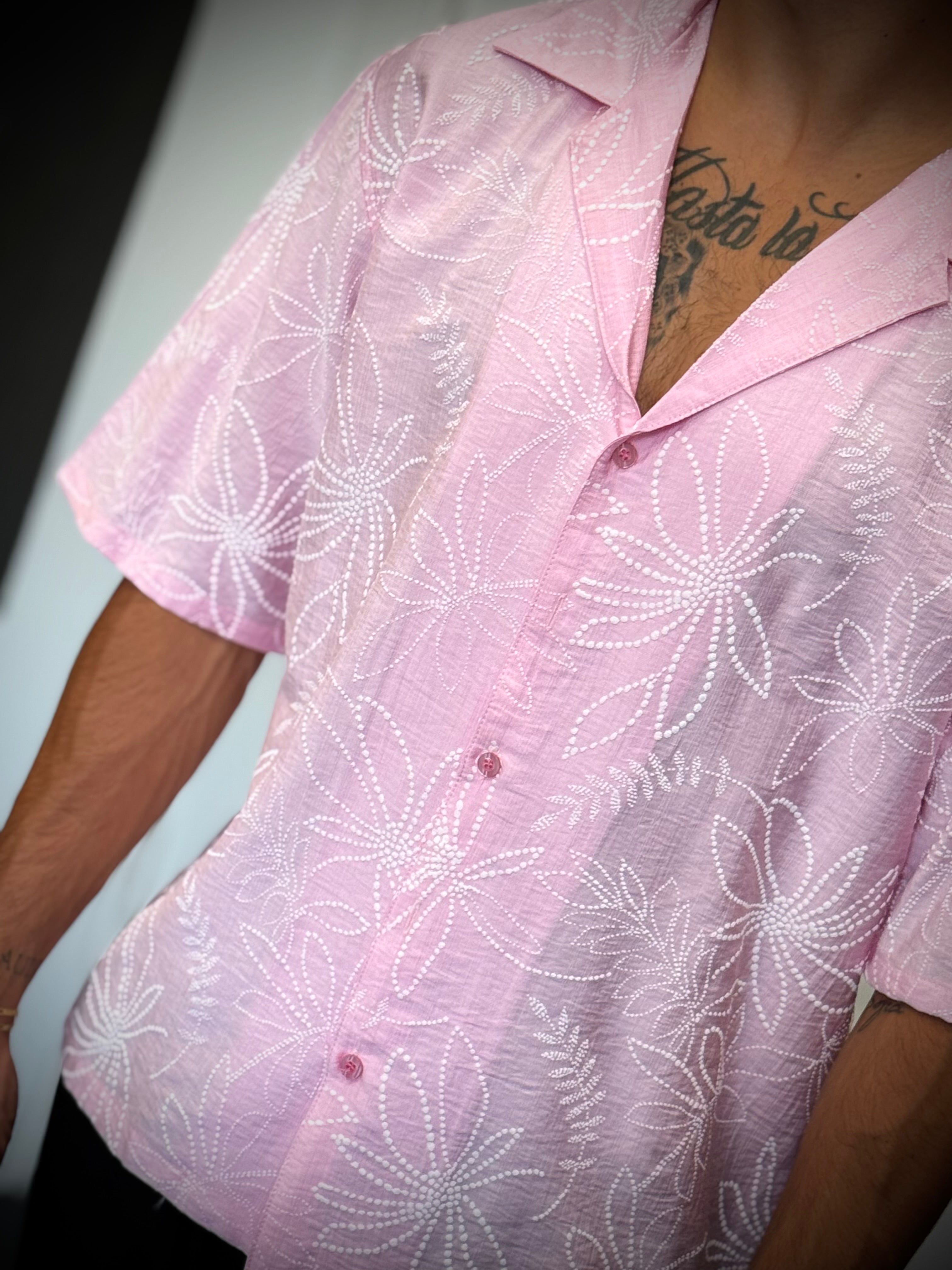 CAMICIA Floreale Rosa