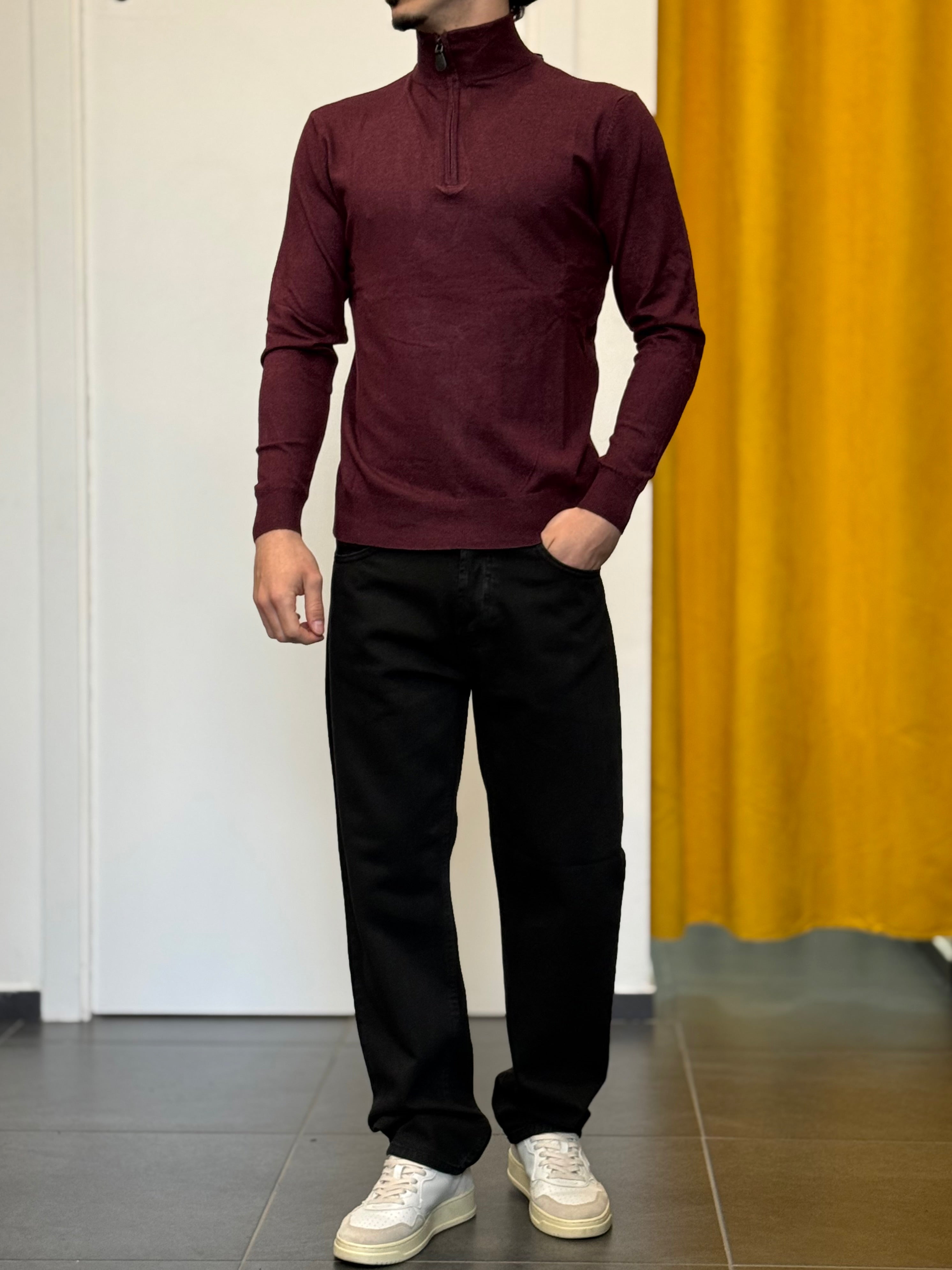 MAGLIONE Zip BORDEAUX