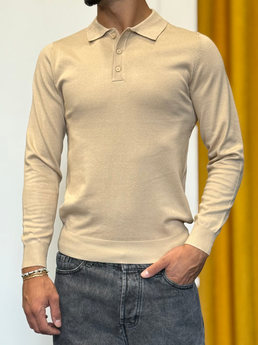 POLO Slim Fit BEIGE