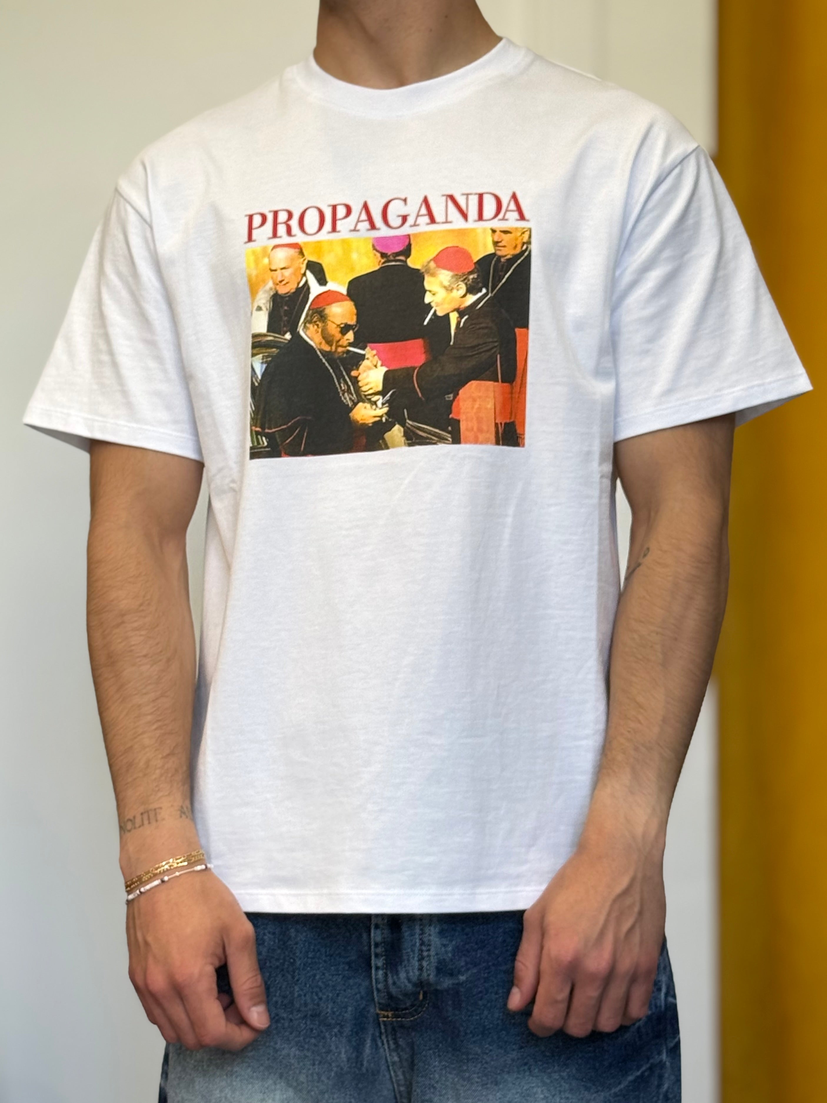 T-SHIRT Propaganda BIANCO