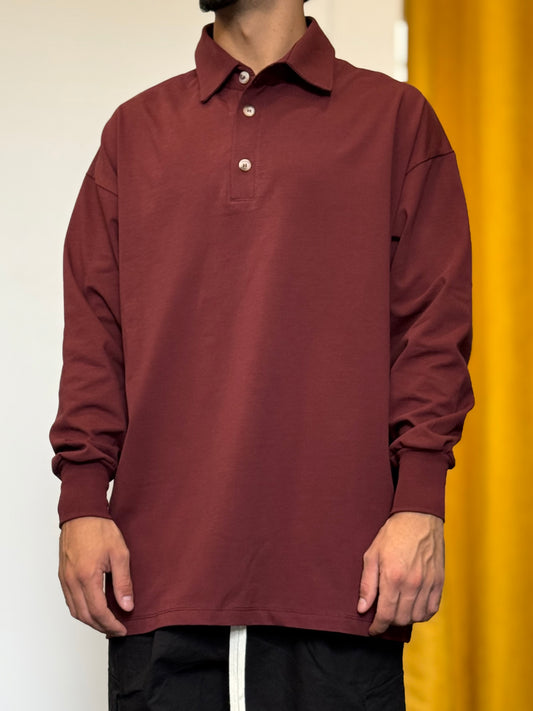 POLO Oversize BORDEAUX