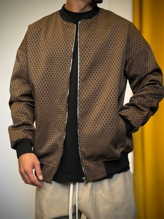Sartoriale - GIACCA Marrone/Nero Vestibilità Oversize