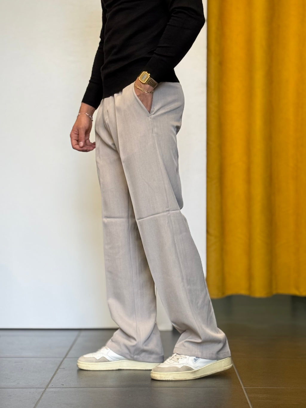PANTALONE Elegant Over BEIGE