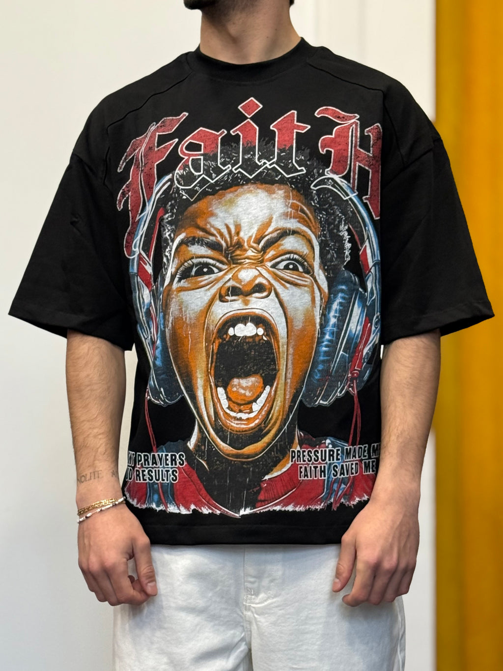 T-SHIRT Faith NERO