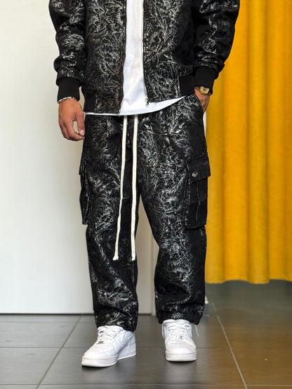 COORDINATO Giacca + Pantalone FANTASIA NERO