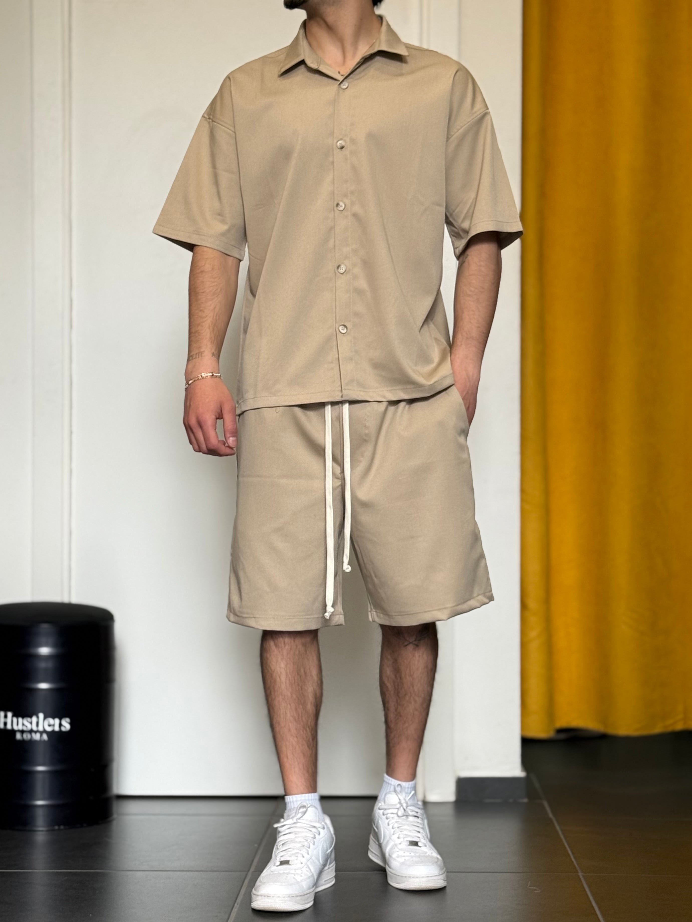 COORDINATO Camicia BEIGE