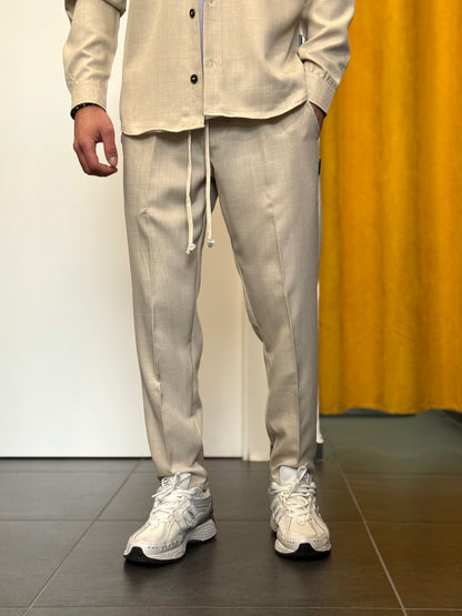 COMPLETO Camicia + Pantalone BEIGE