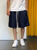 BERMUDA CARGO Denim BLU