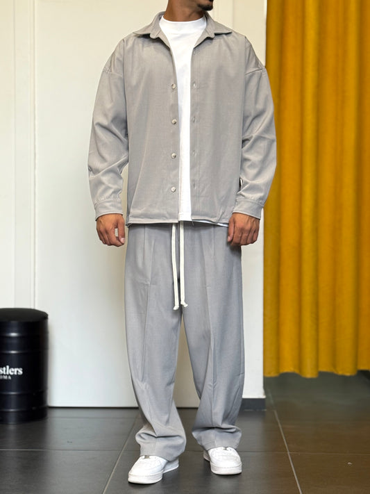 COORDINATO CASUAL Oversize GRIGIO CHIARO
