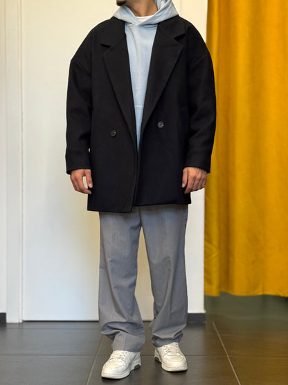 CAPPOTTO Doppio Petto Oversize BLU NAVY