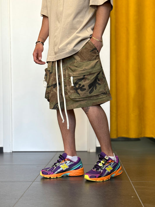 BERMUDA Front CARGO Militare Verde
