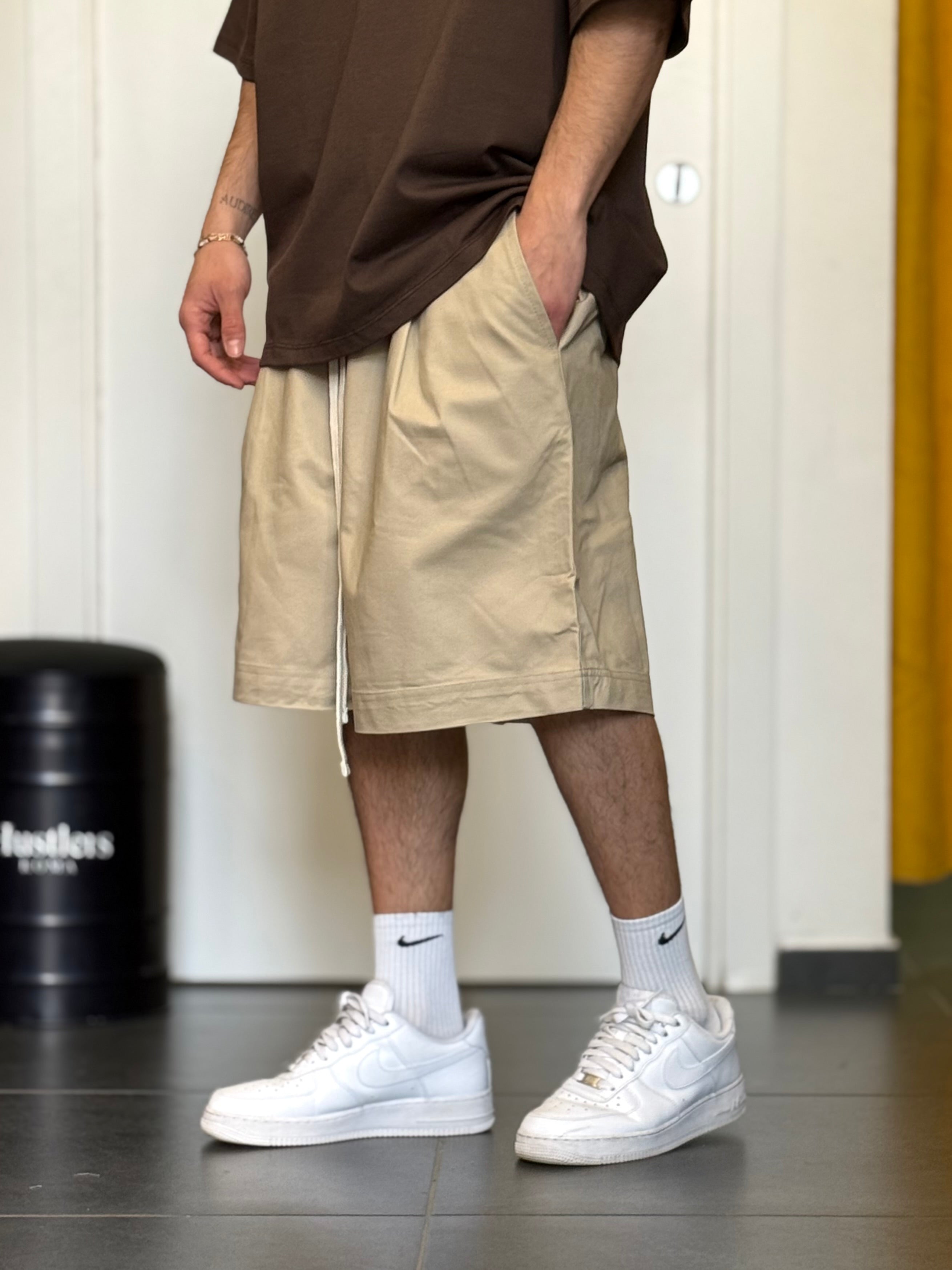 BERMUDA -PREMIUM- Oversize BEIGE