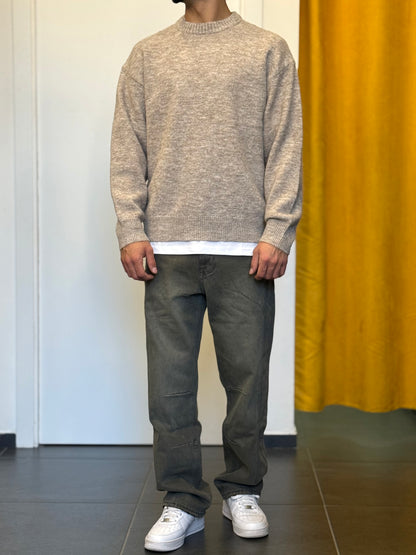 MAGLIONE Semi-Over BEIGE