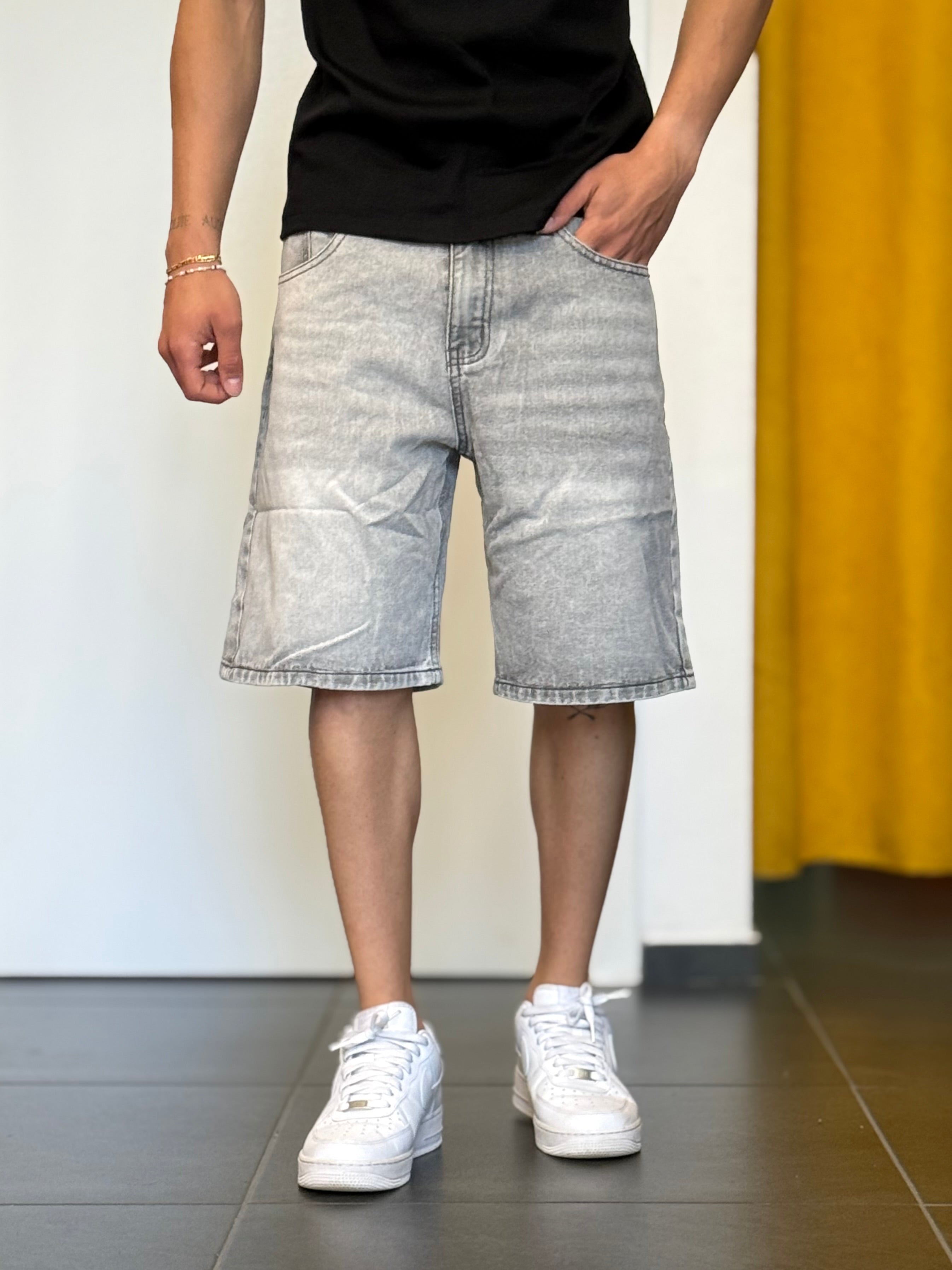 BERMUDA Denim GRIGIO CHIARO