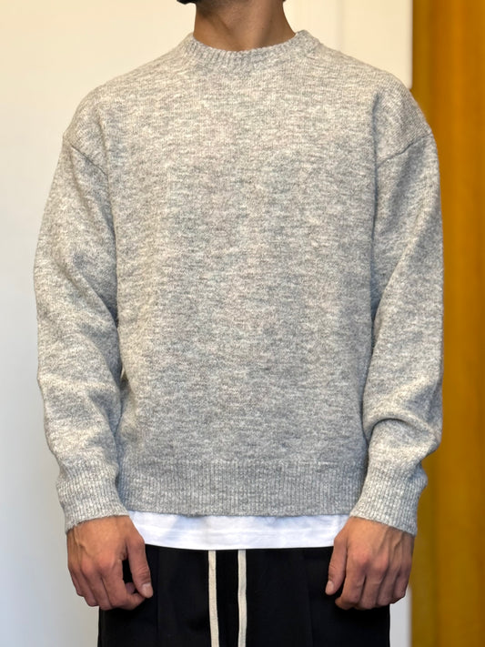MAGLIONE Semi-Over GRIGIO CHIARO