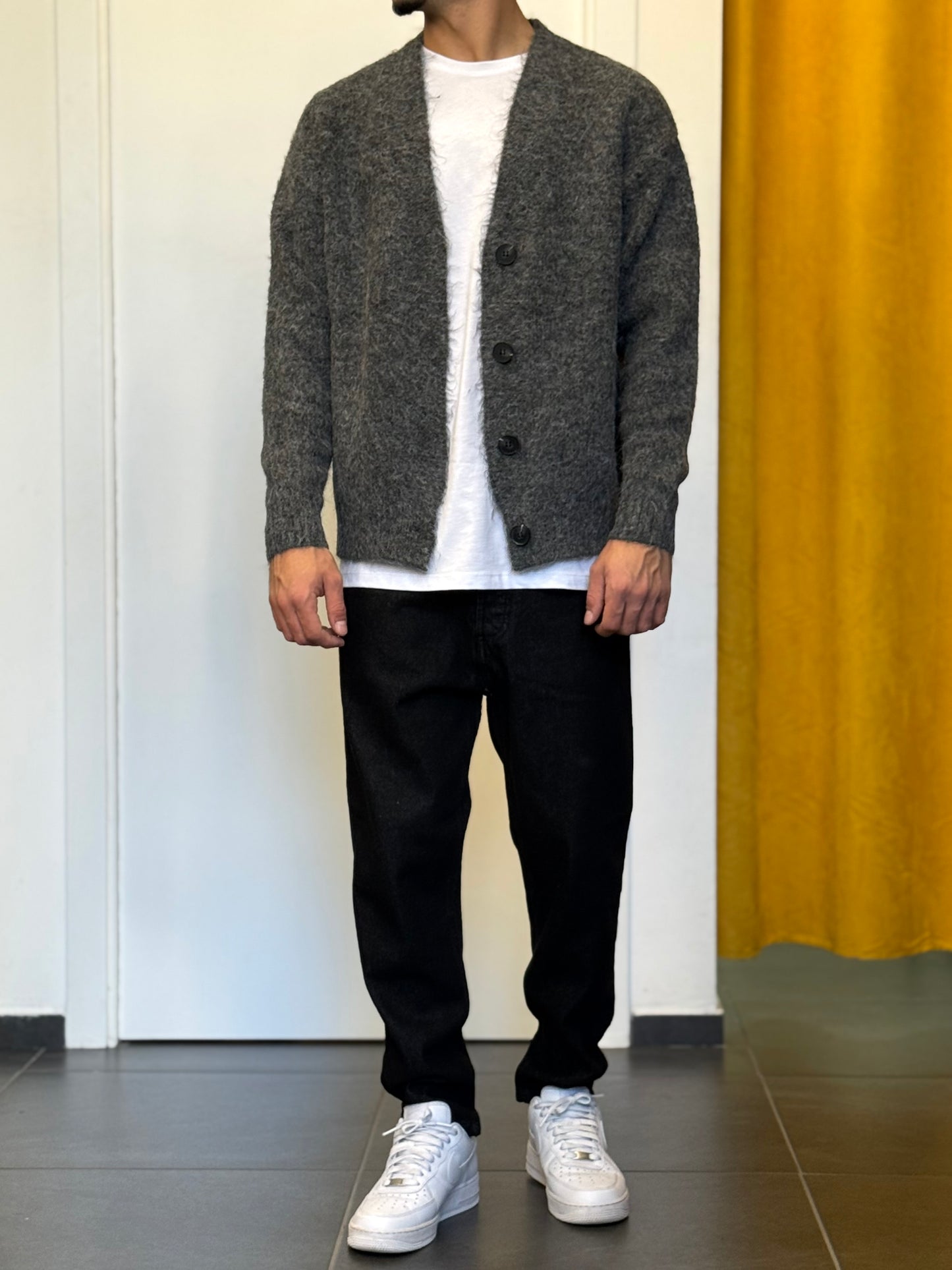 CARDIGAN GRIGIO SCURO