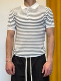 POLO Mille Righe Slim BIANCO