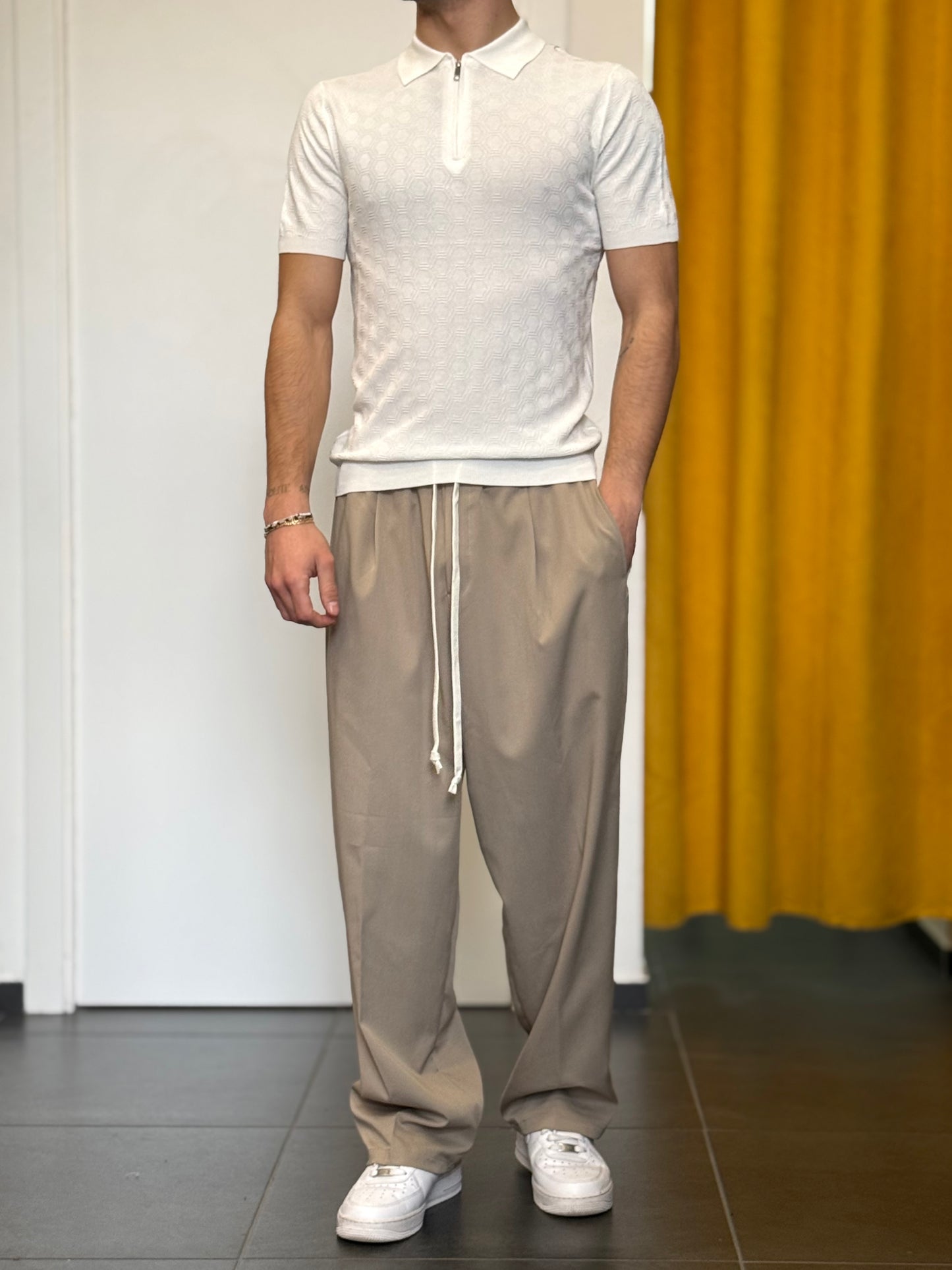 POLO #1 Slim Fit BIANCO