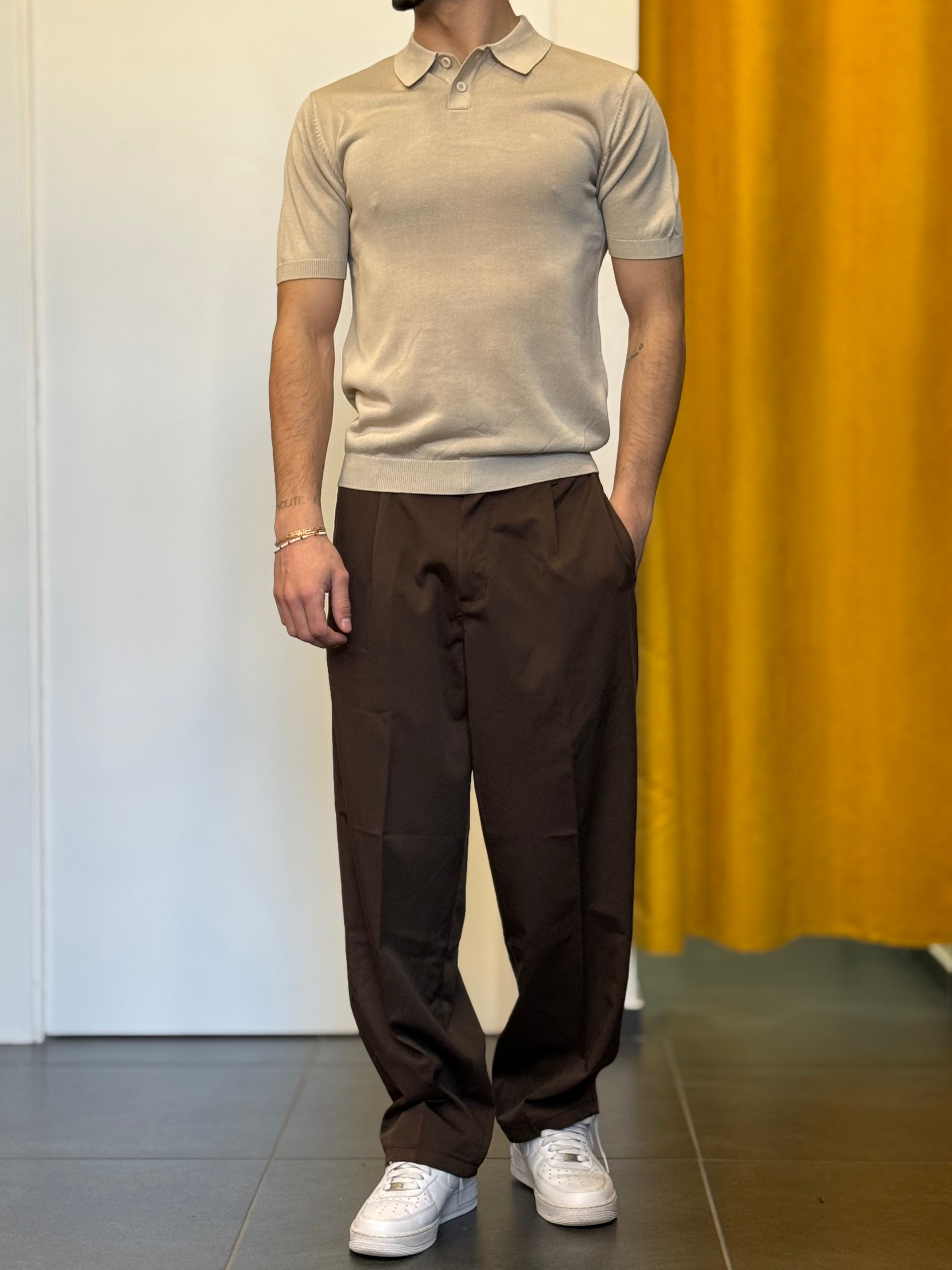 PANTALONE Over MARRONE