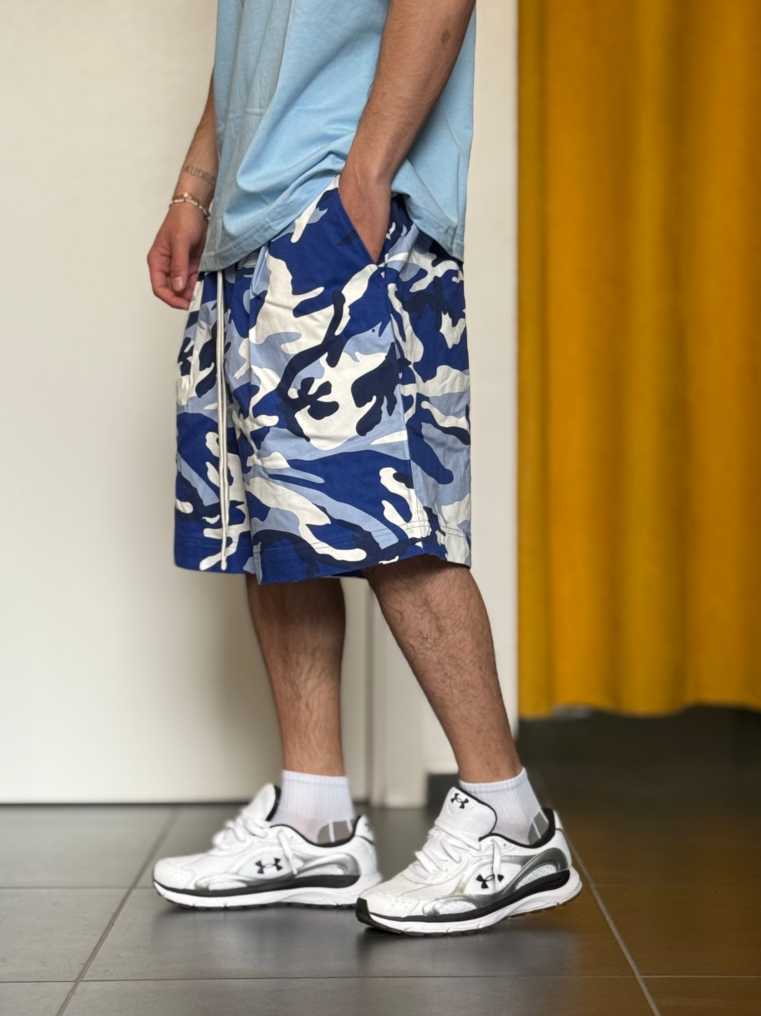 BERMUDA CAMO -PREMIUM- Over BLU