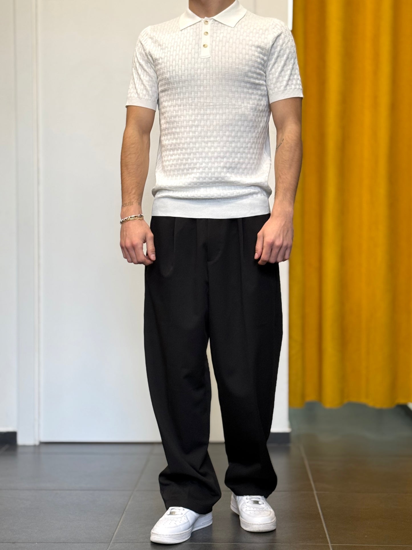 POLO #2 Slim Fit BIANCO