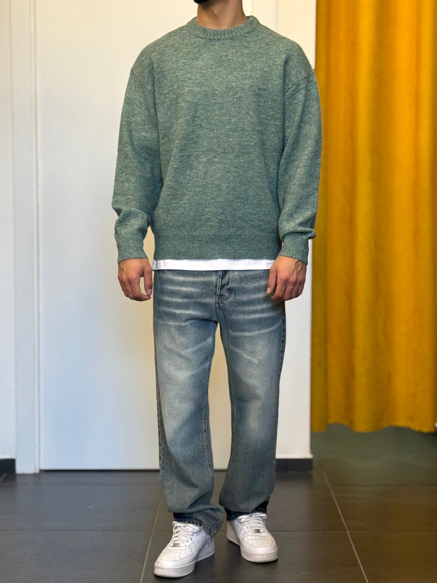 MAGLIONE Semi-Over VERDE