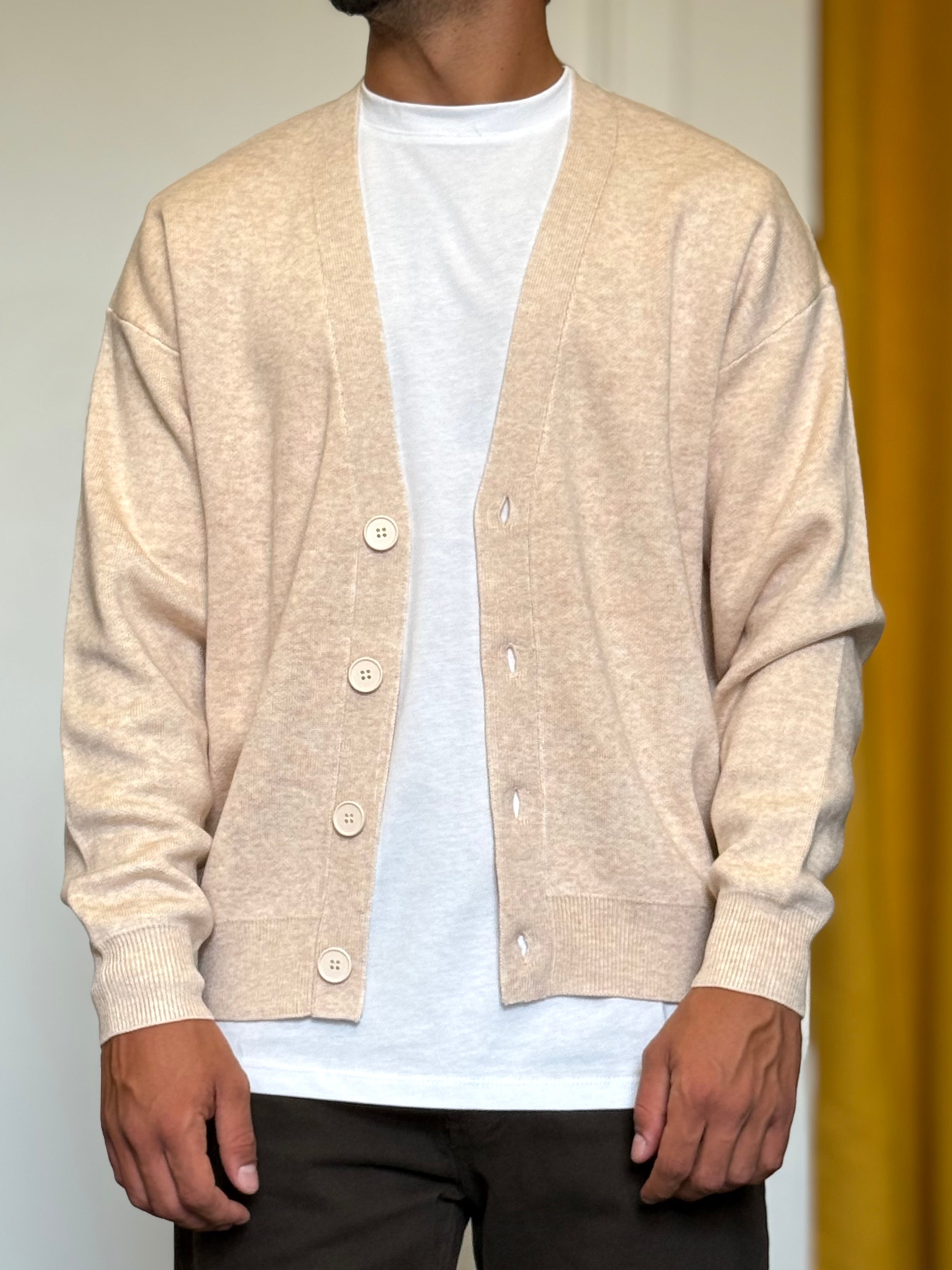 CARDIGAN Regular Fit BEIGE